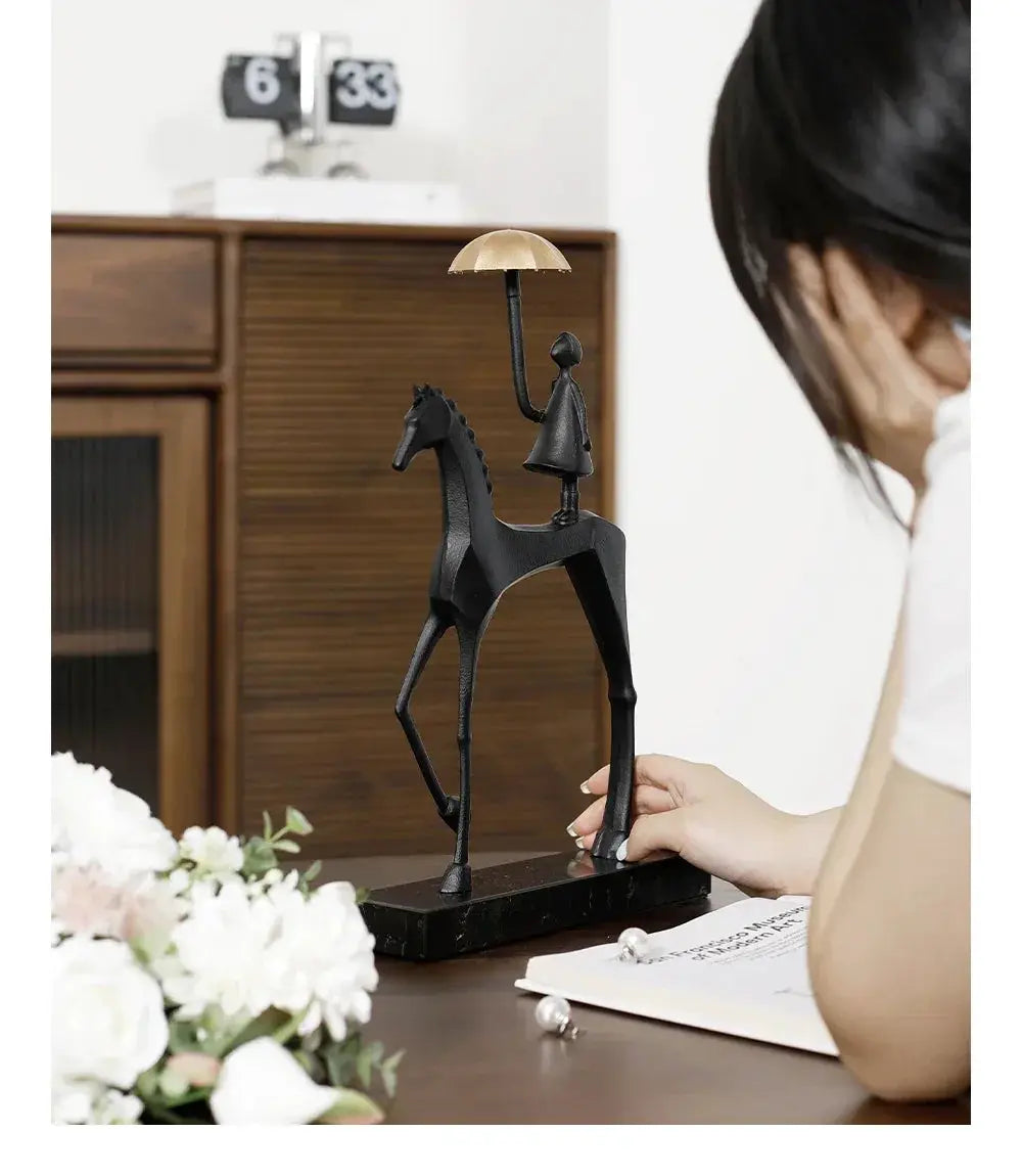 Horse Sculpture - Decorative Horse Figurine by House Of Avana
