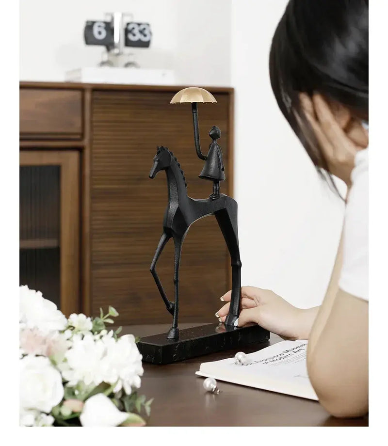 Horse Sculpture - Decorative Horse Figurine by House Of Avana