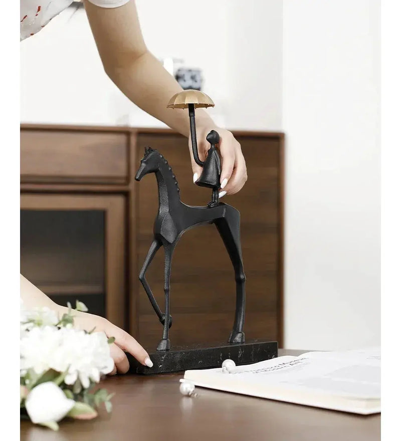 Horse Sculpture - Decorative Horse Figurine by House Of Avana