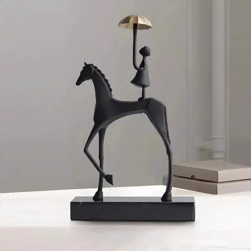 Horse Sculpture - Decorative Horse Figurine by House Of Avana
