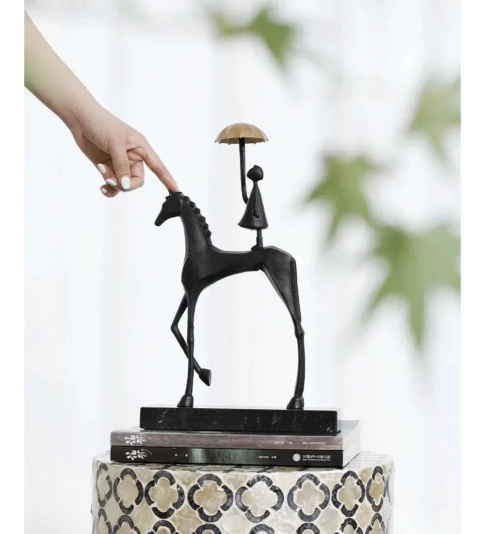 Horse Sculpture - Decorative Horse Figurine by House Of Avana