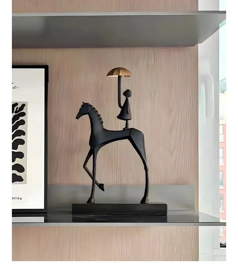 Horse Sculpture - Decorative Horse Figurine by House Of Avana
