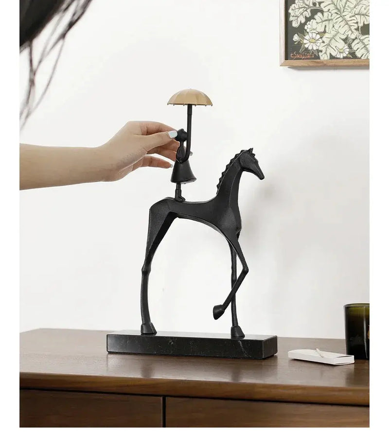 Horse Sculpture - Decorative Horse Figurine by House Of Avana
