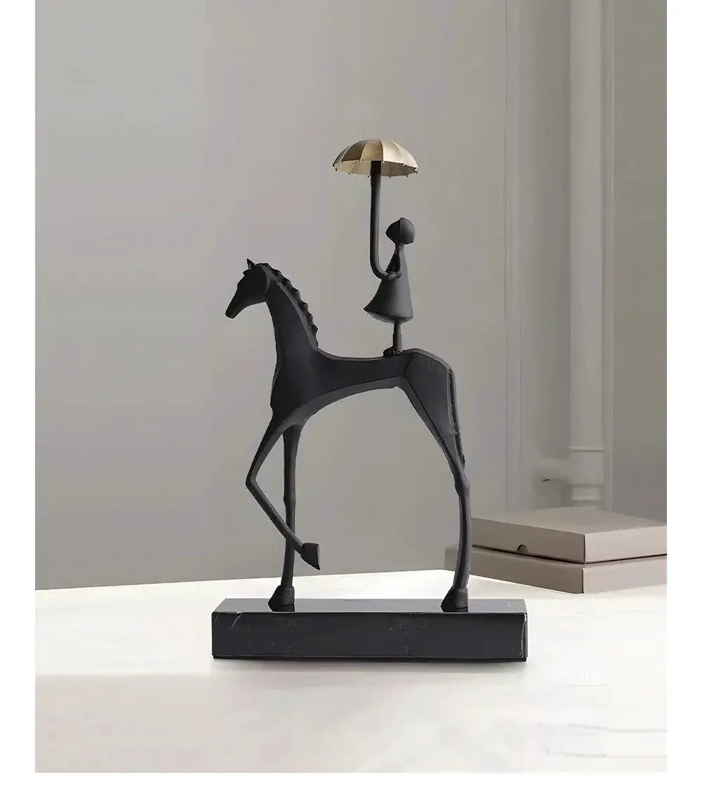 Horse Sculpture - Decorative Horse Figurine by House Of Avana