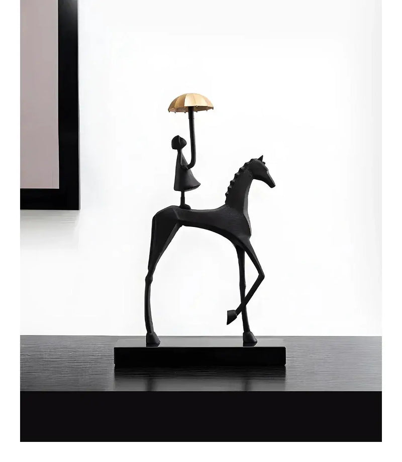 Horse Sculpture - Decorative Horse Figurine by House Of Avana