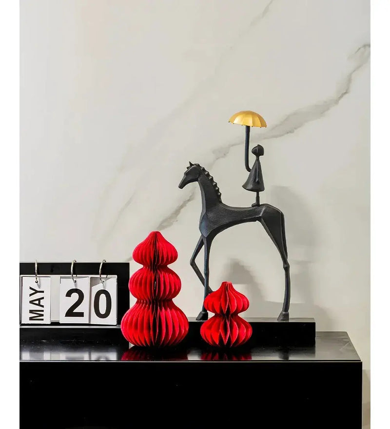 Horse Sculpture - Decorative Horse Figurine by House Of Avana