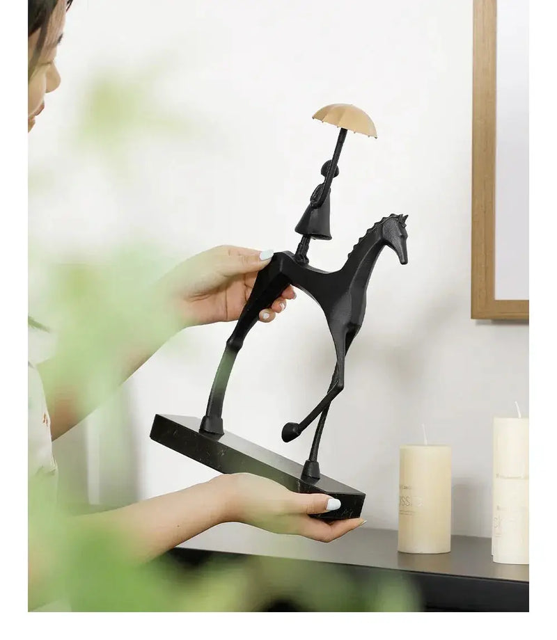 Horse Sculpture - Decorative Horse Figurine by House Of Avana