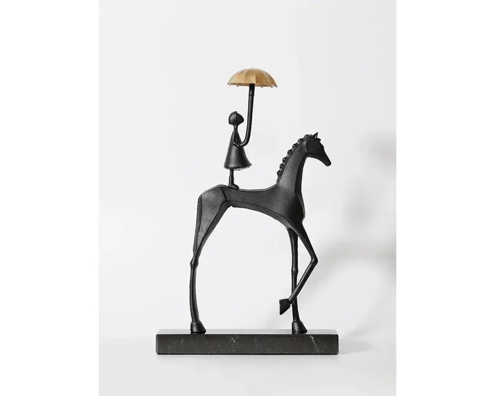 Horse Sculpture - Decorative Horse Figurine by House Of Avana