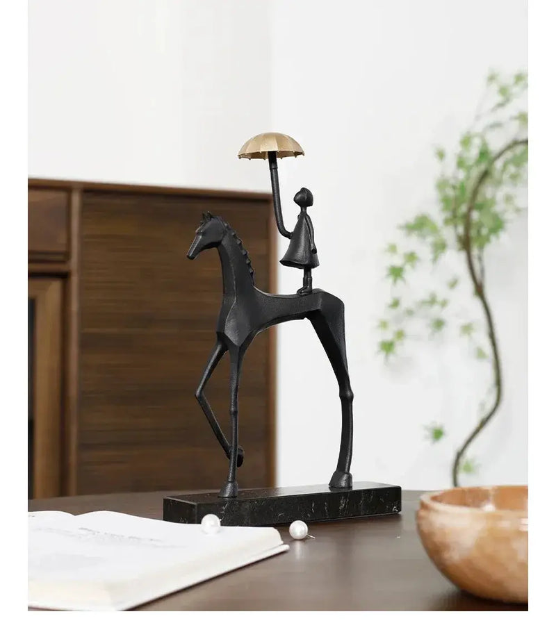 Horse Sculpture - Decorative Horse Figurine by House Of Avana