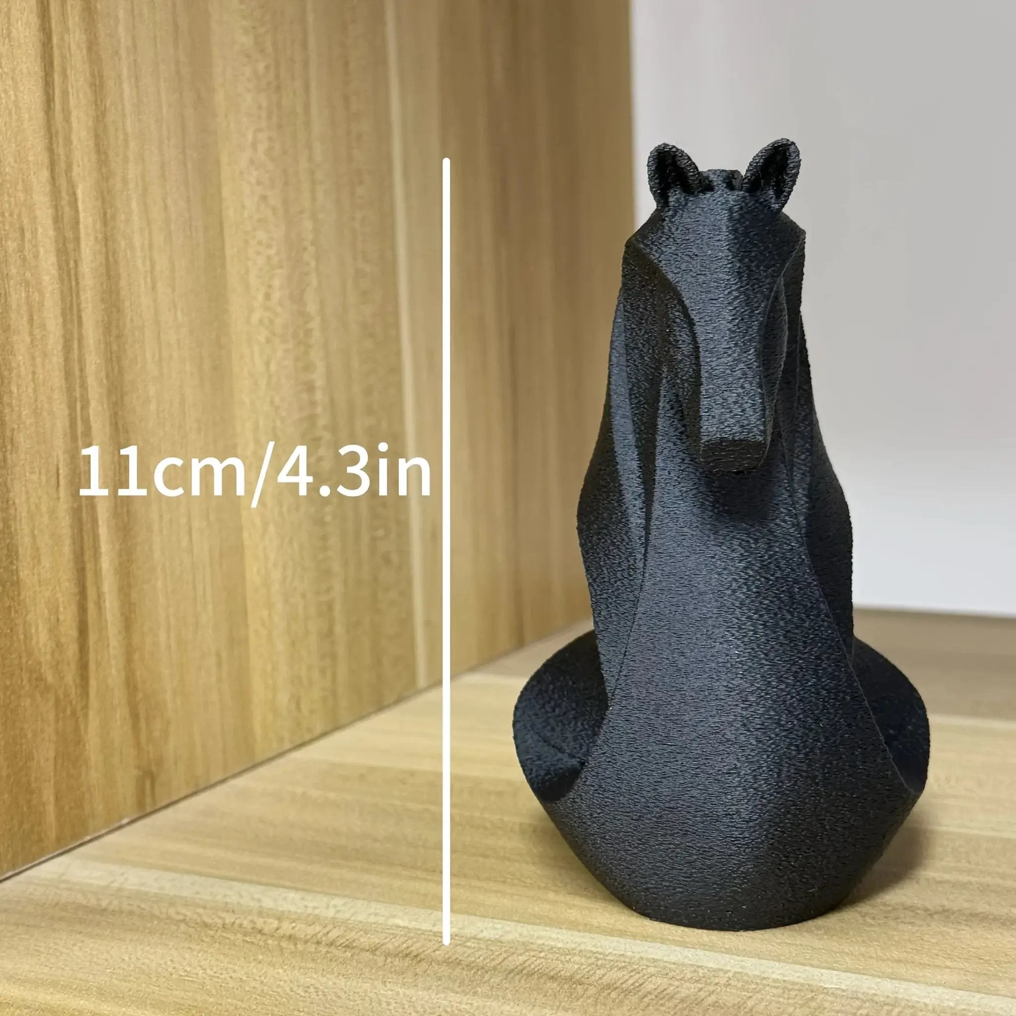 Horse Statue - Decorative Black Indoor by House Of Avana