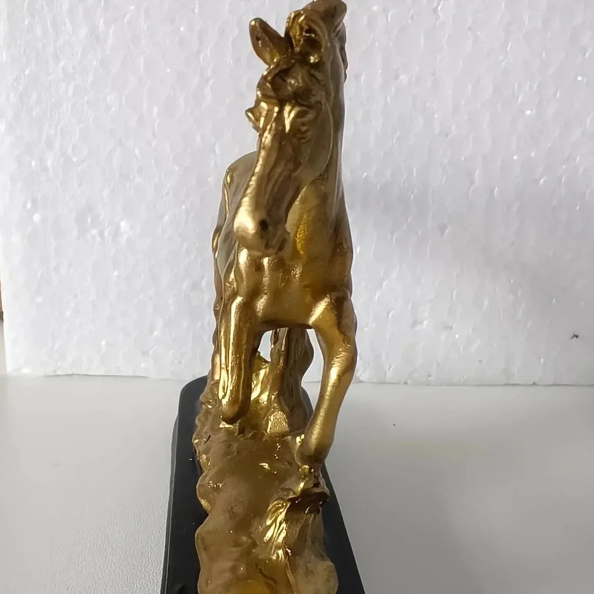 Horse Statue - Golden 14Cm by House Of Avana