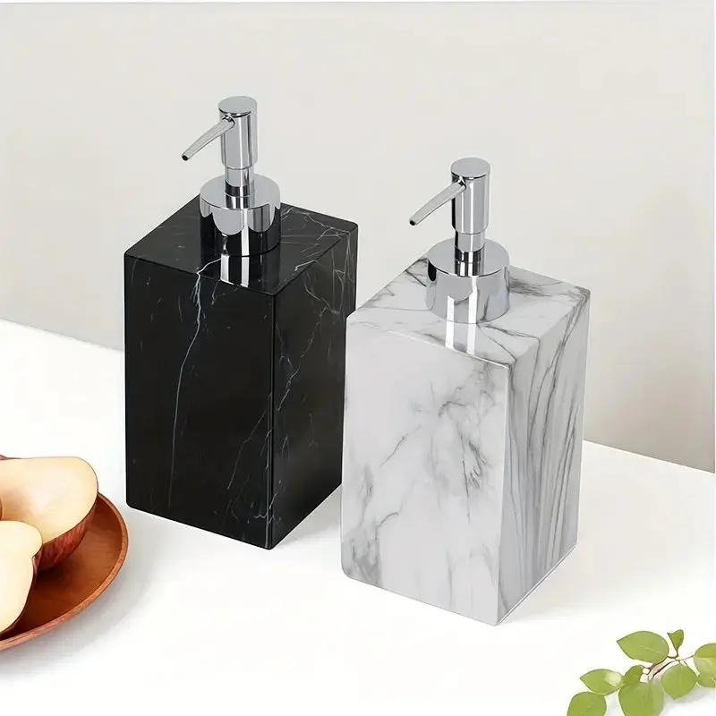 Hotel Bathroom Hand Sanitizer Refillable Bottle Simple and High-end Press Bottle Lotion Bottle Shampoo Shower Gel Empty Bottle by House Of Avana