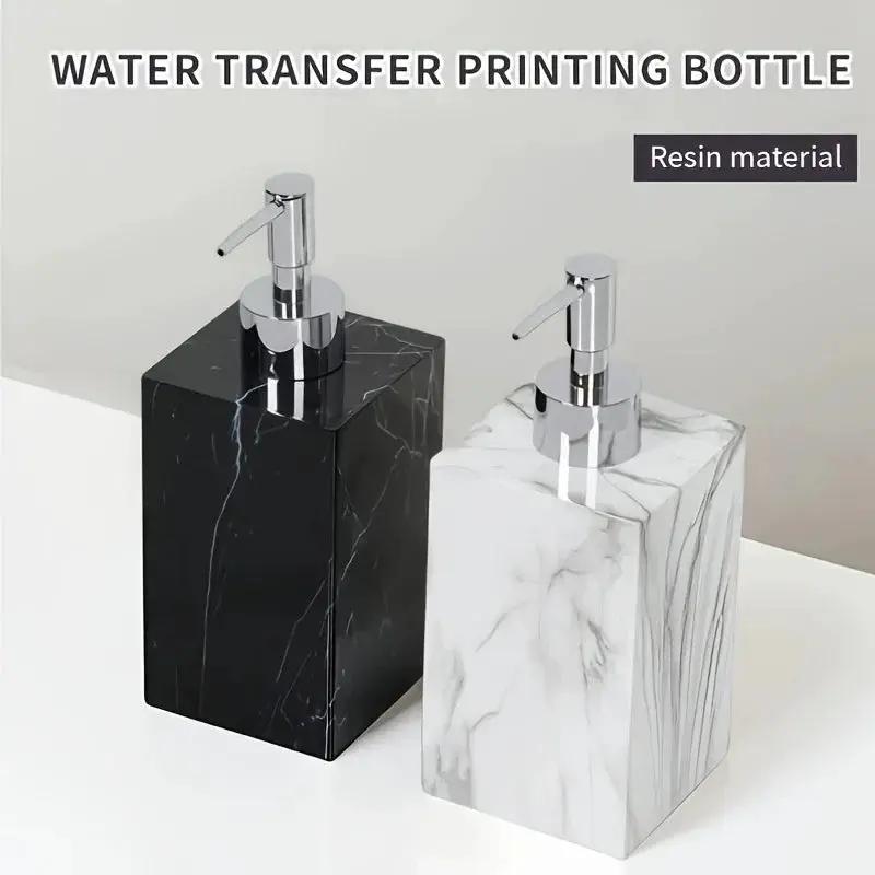 Hotel Bathroom Hand Sanitizer Refillable Bottle Simple and High-end Press Bottle Lotion Bottle Shampoo Shower Gel Empty Bottle by House Of Avana