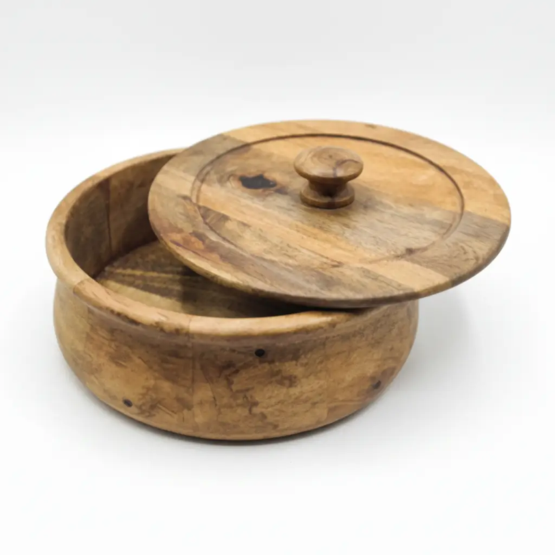 House of Avana Large Mango Wood Flat Bread Box by House Of Avana