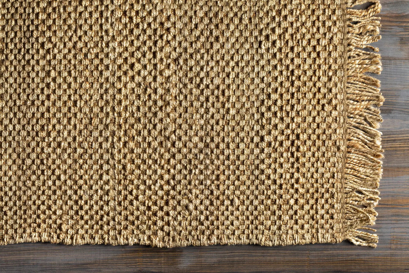 Hovland Hand Woven Natural Jute Rag Rug - Clearance by Boutique Rugs