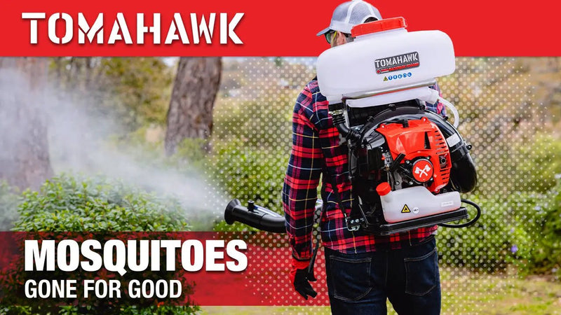 3.7 Gal Turbo Boosted Backpack Mosquito Fogger Leaf Blower for Pest Control by Tomahawk Power