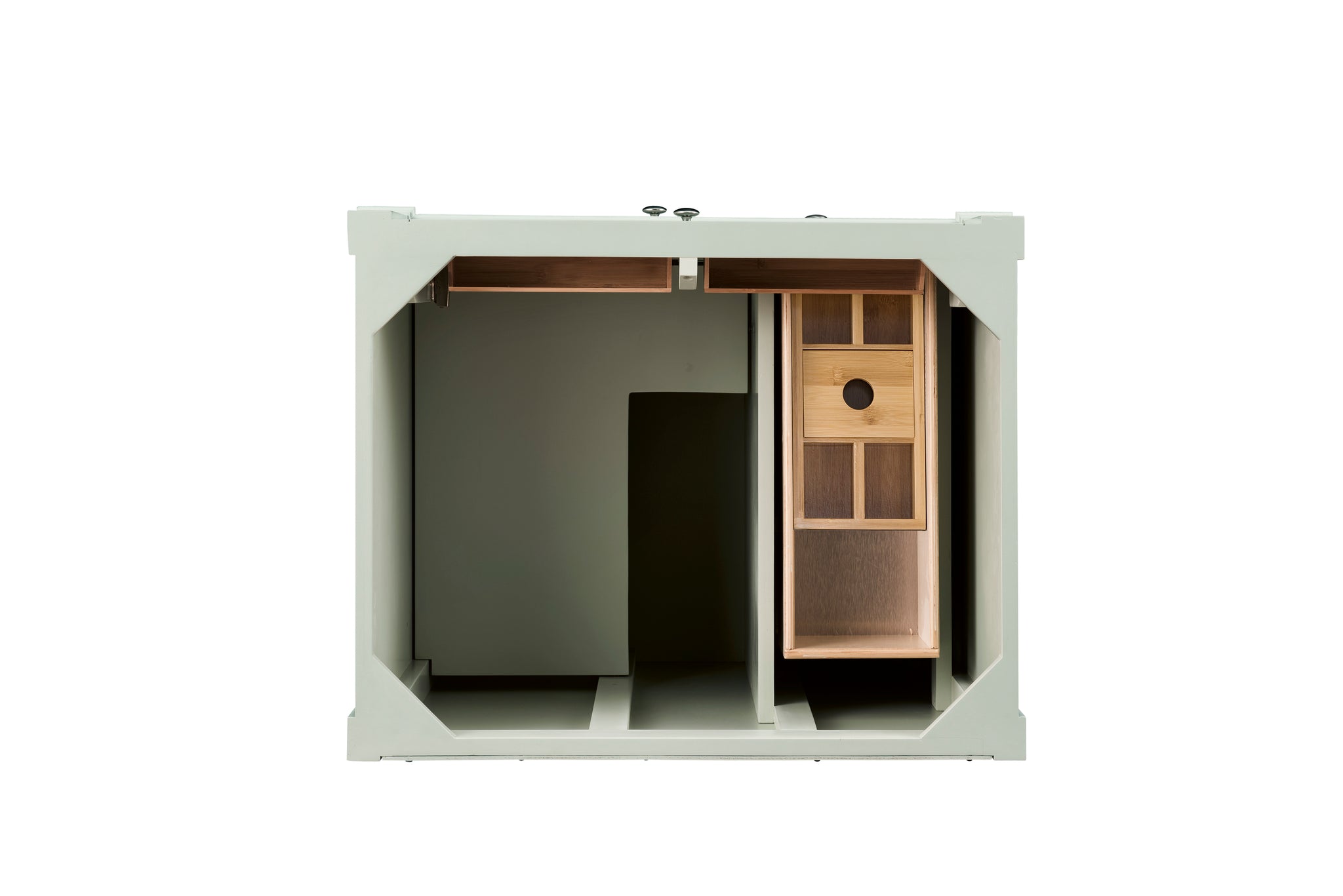 James Martin Brittany 30" Single Bathroom Vanity, Sage Green, view 12