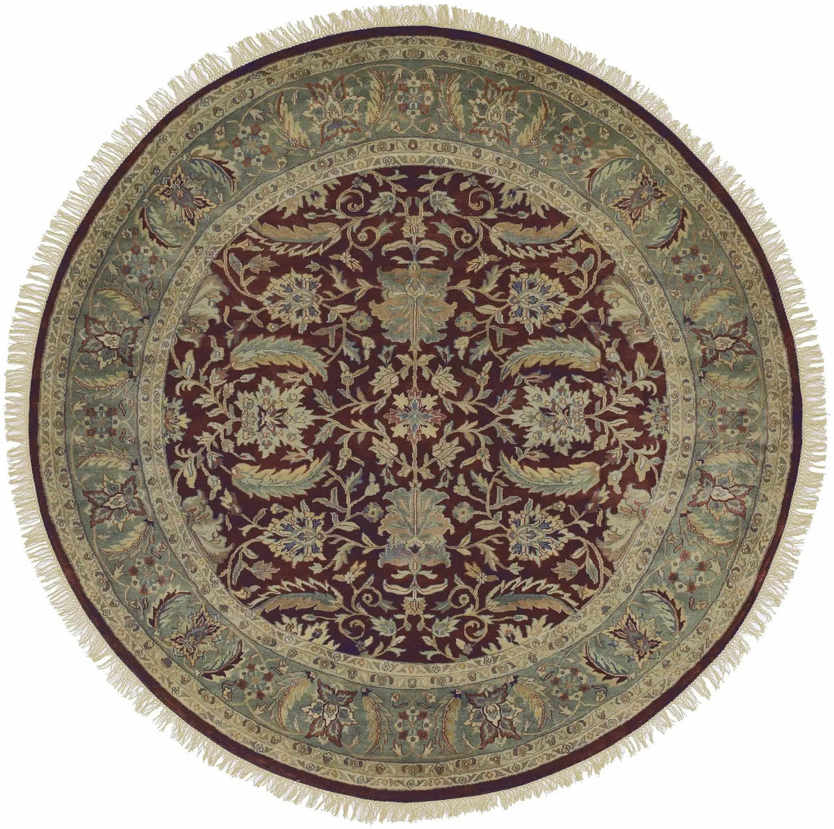 Hornbeak Premium Wool 8' Round Rug - Clearance, photo 4 of 5