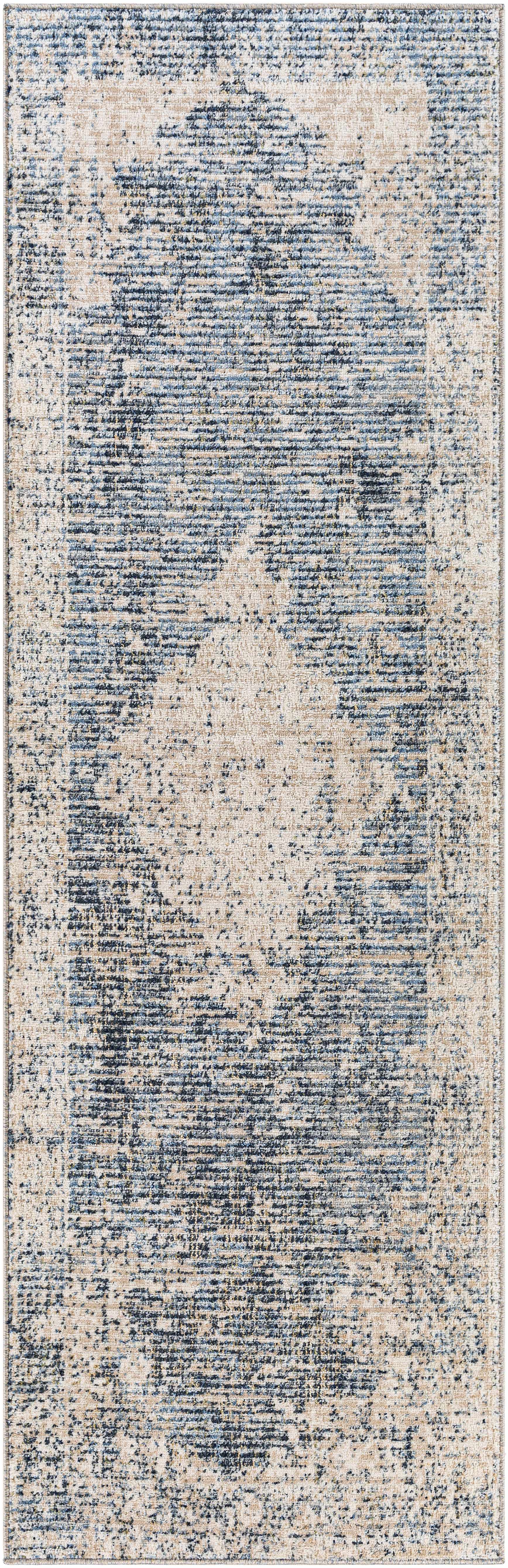 Herricks Denim Medallion Area Rug - Clearance by Boutique Rugs