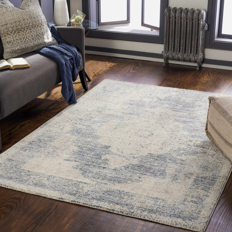 Herricks Denim Medallion Area Rug - Clearance by Boutique Rugs