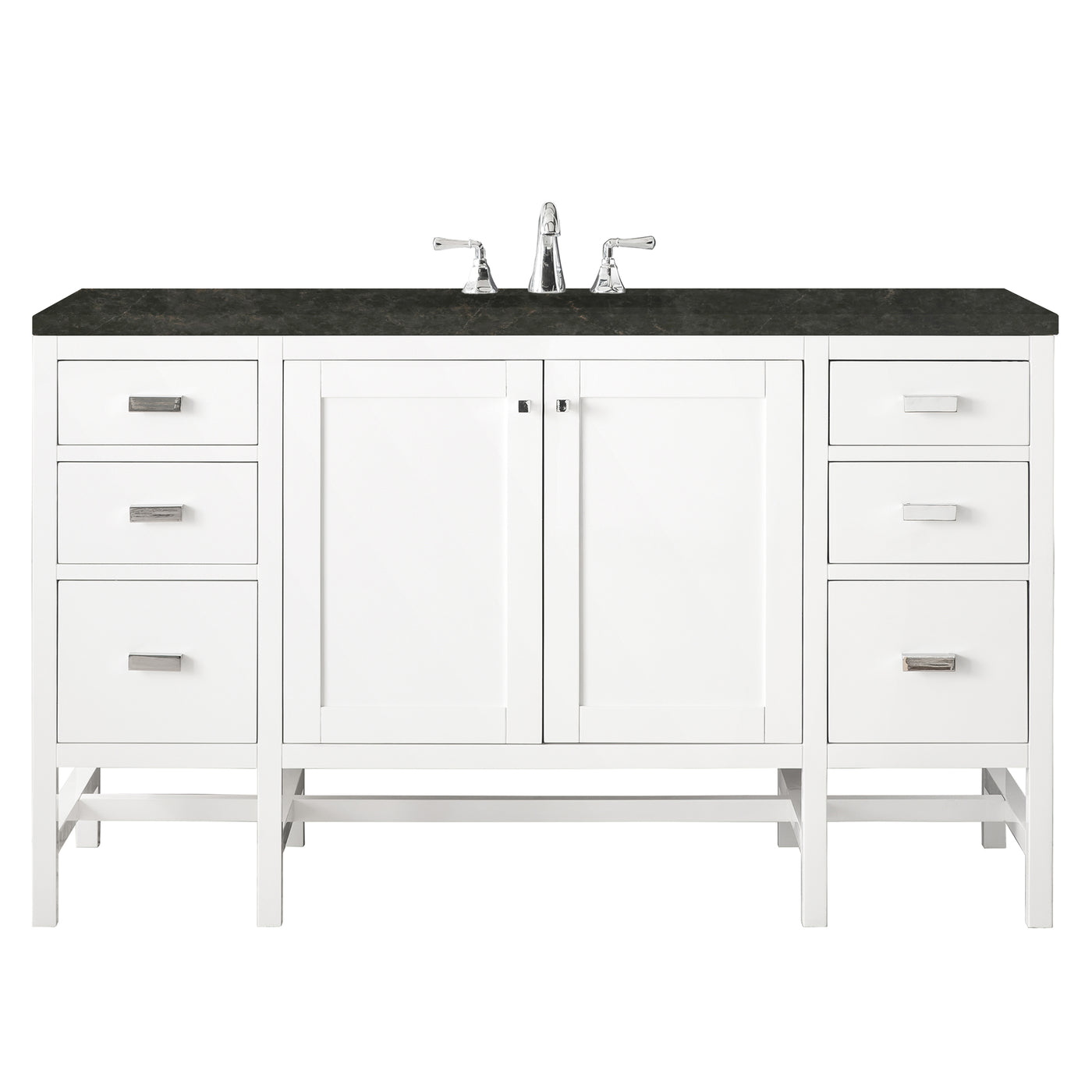James Martin Addison 60" Single Bathroom Vanity, Glossy White, view 21