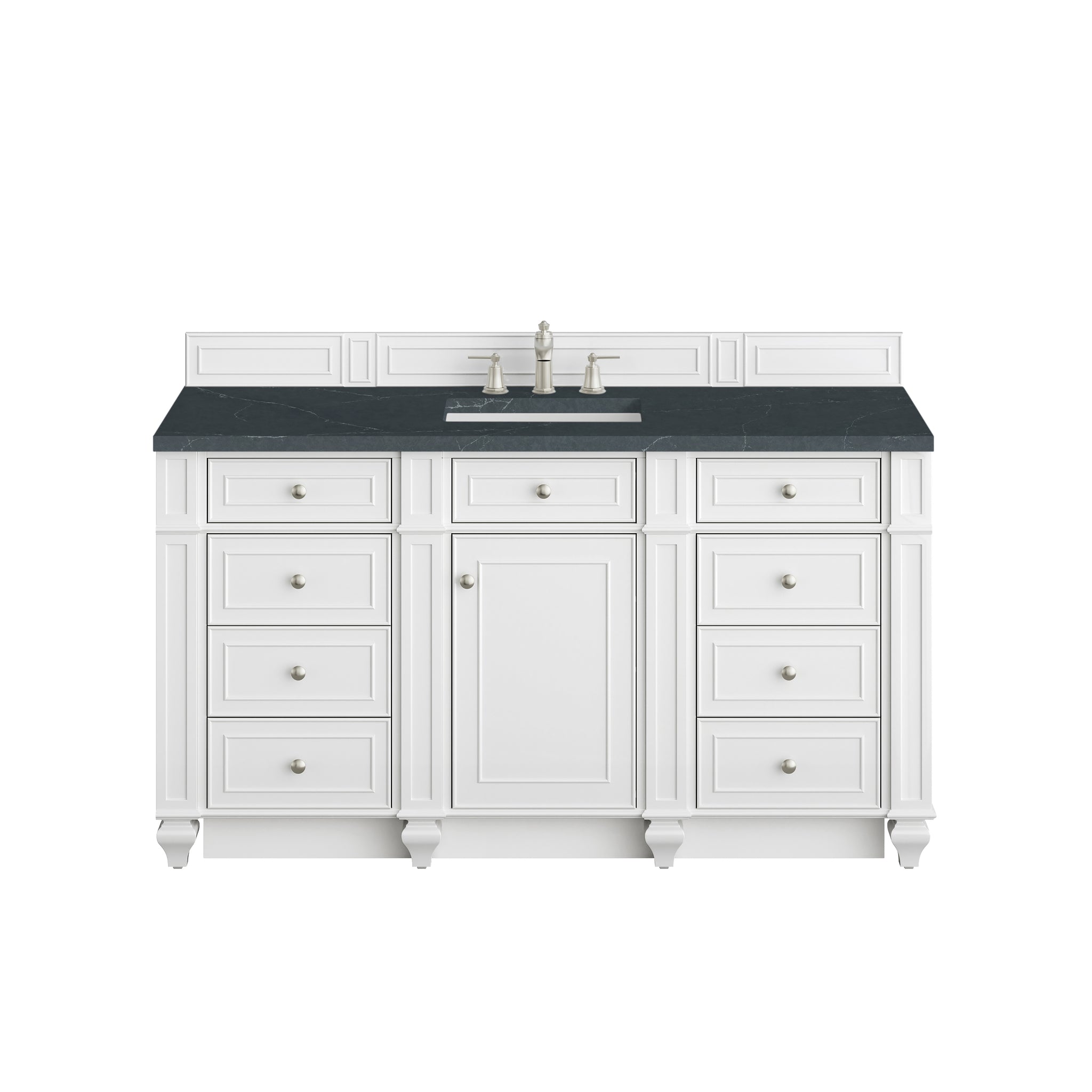 James Martin Bristol 60" Single Bathroom Vanity, Bright White, view 26