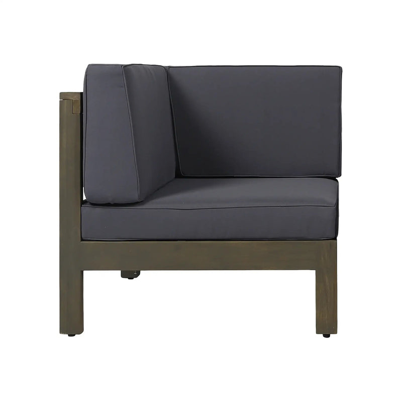 OANA 3-Piece Love Seat Set with Coffee Table, Dark by HouseOfZazla