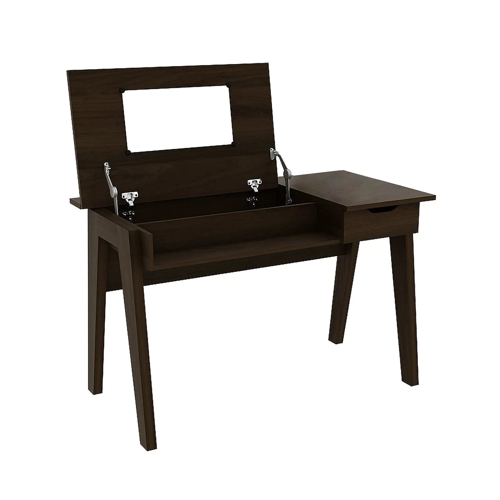 Dressing Table with Flip Mirror and Storage Drawer by DirectDeals