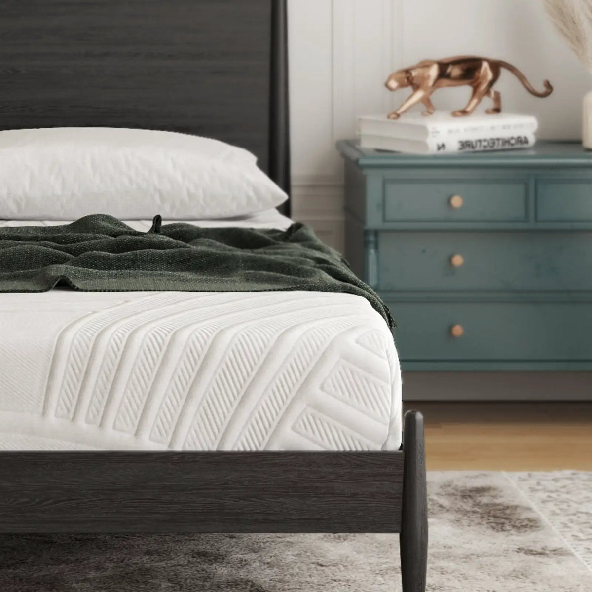 8 Inch Memory Foam Mattress with Poly Jacquard Fabric Cover, photo 11 of 16