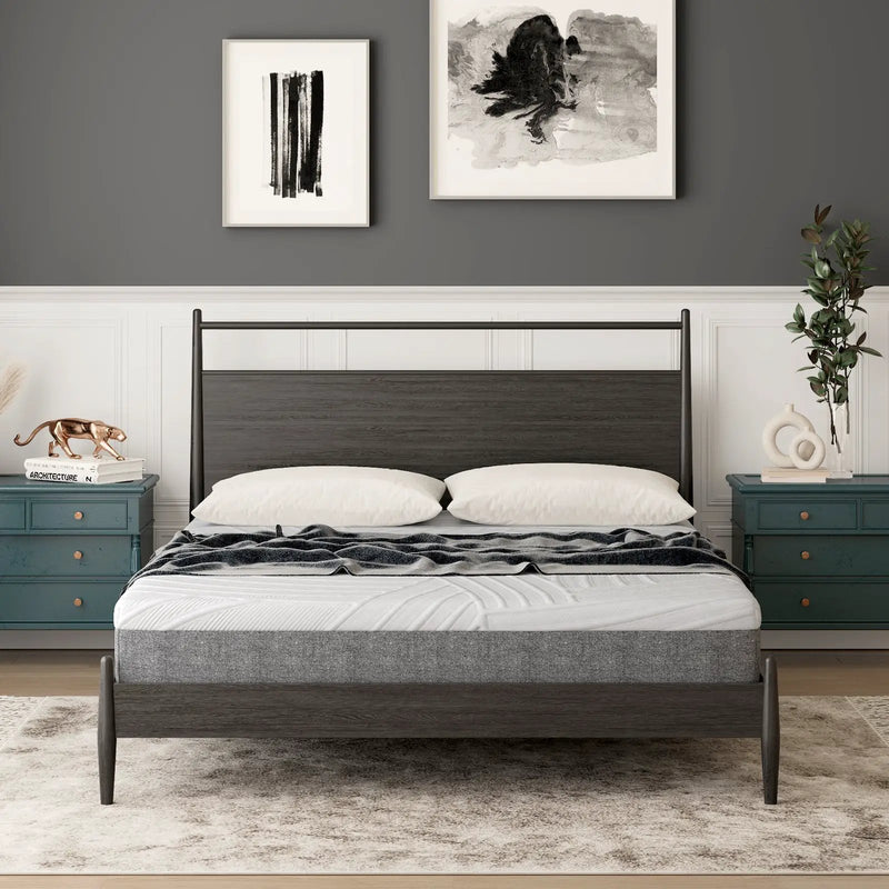 75L x 54W x 8H Memory Foam Mattress with Jacquard Fabric Cover by DirectDeals