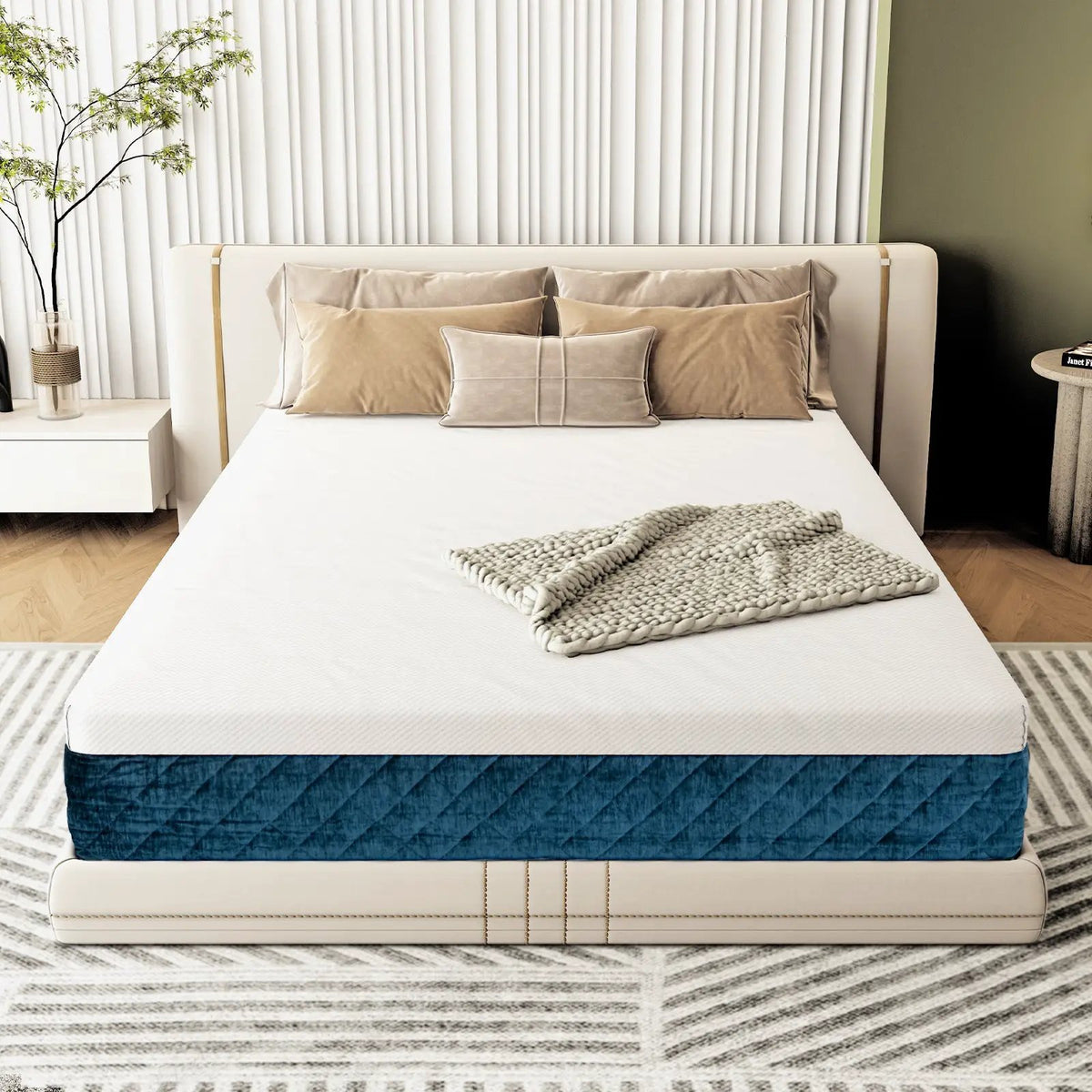 10 Inch Mattress with Jacquard Fabric Cover in a Box, photo 6 of 16