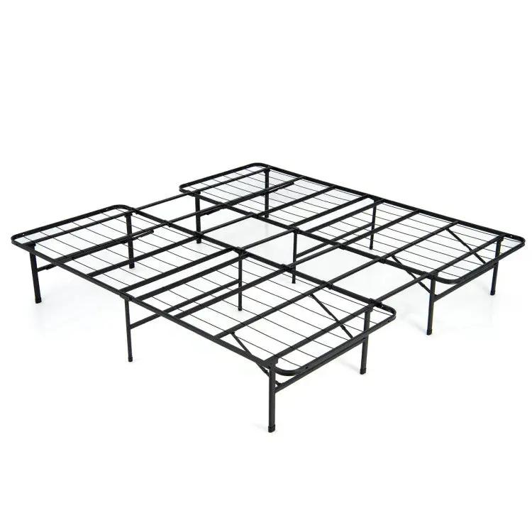 Full/King Size Folding Steel Platform Bed Frame for Kids and Adults, photo 3 of 9