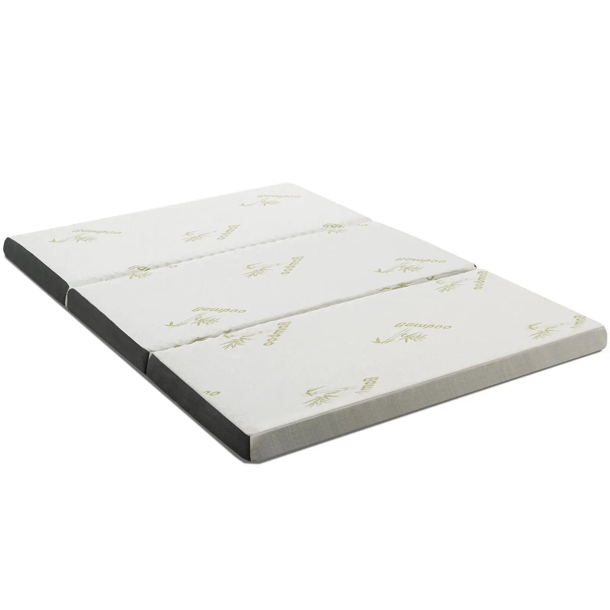 Portable Tri-fold Memory Foam Floor Mattress Topper Portable with Carrying Bag, photo 2 of 10