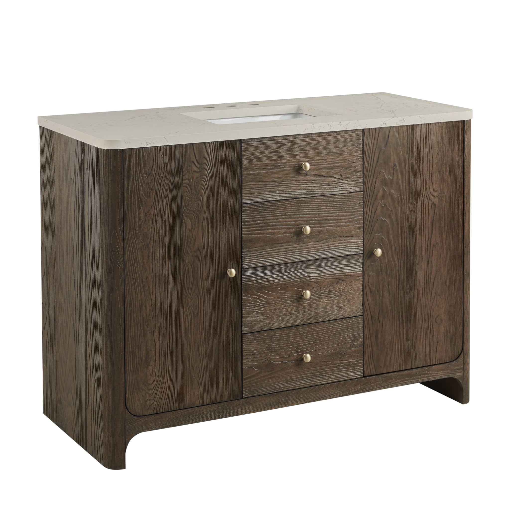 James Martin Gracyn 48" Single Bathroom Vanity, Sable, view 35
