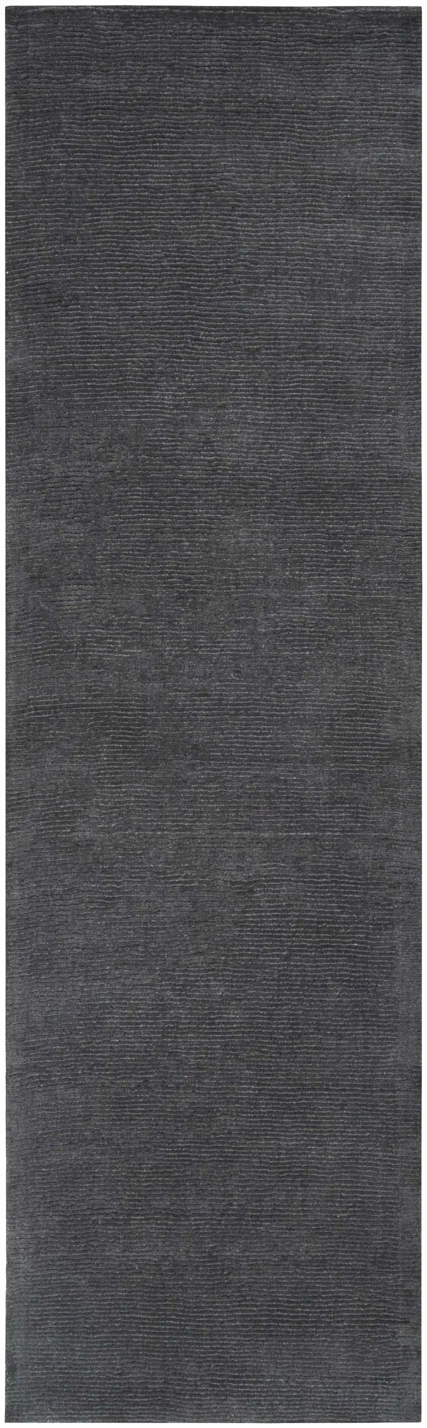 Brockton Solid Night Blue Wool Rug, photo 10 of 16