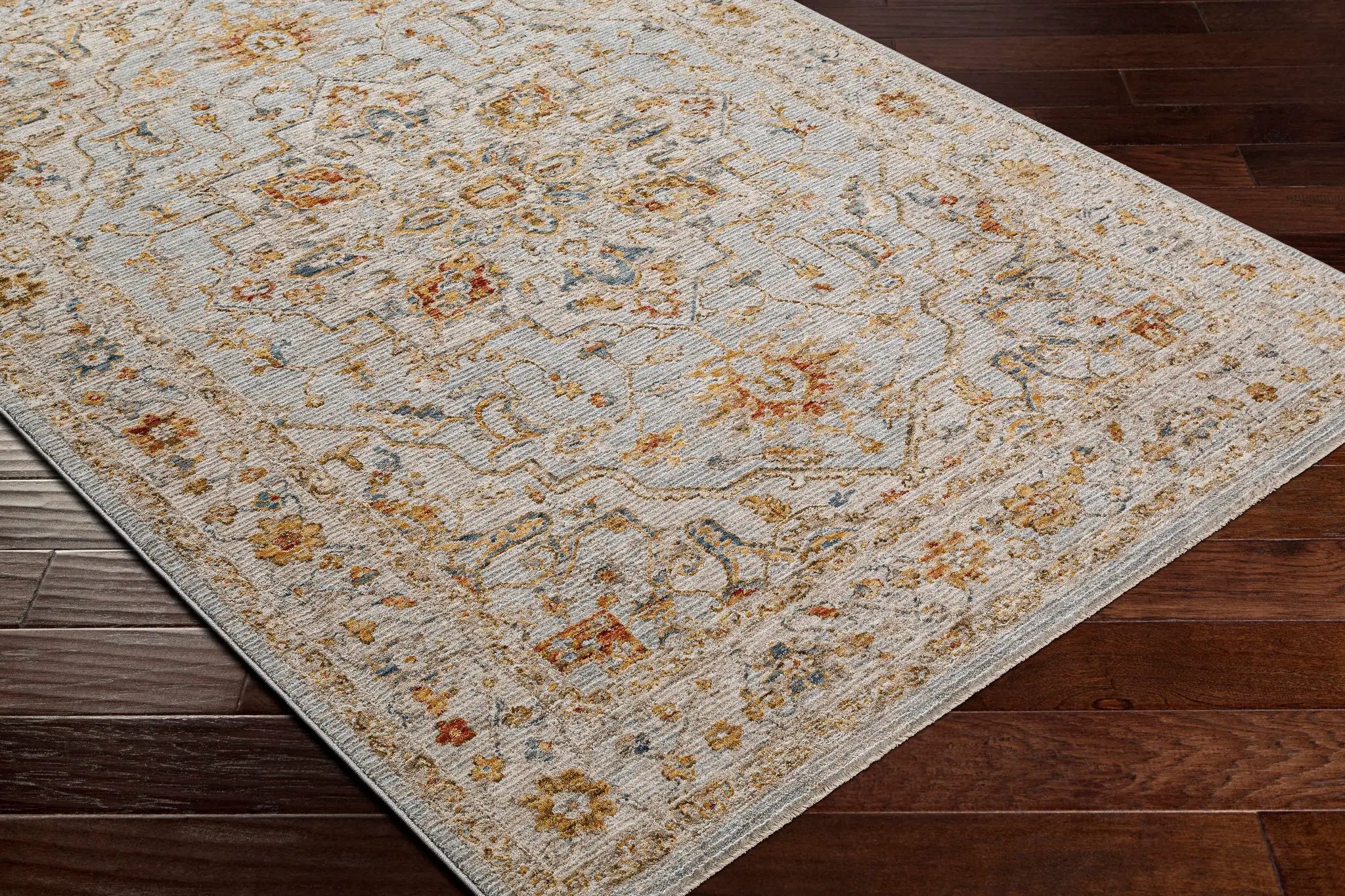 Huguley Floral Cream Luxe Rug by Boutique Rugs