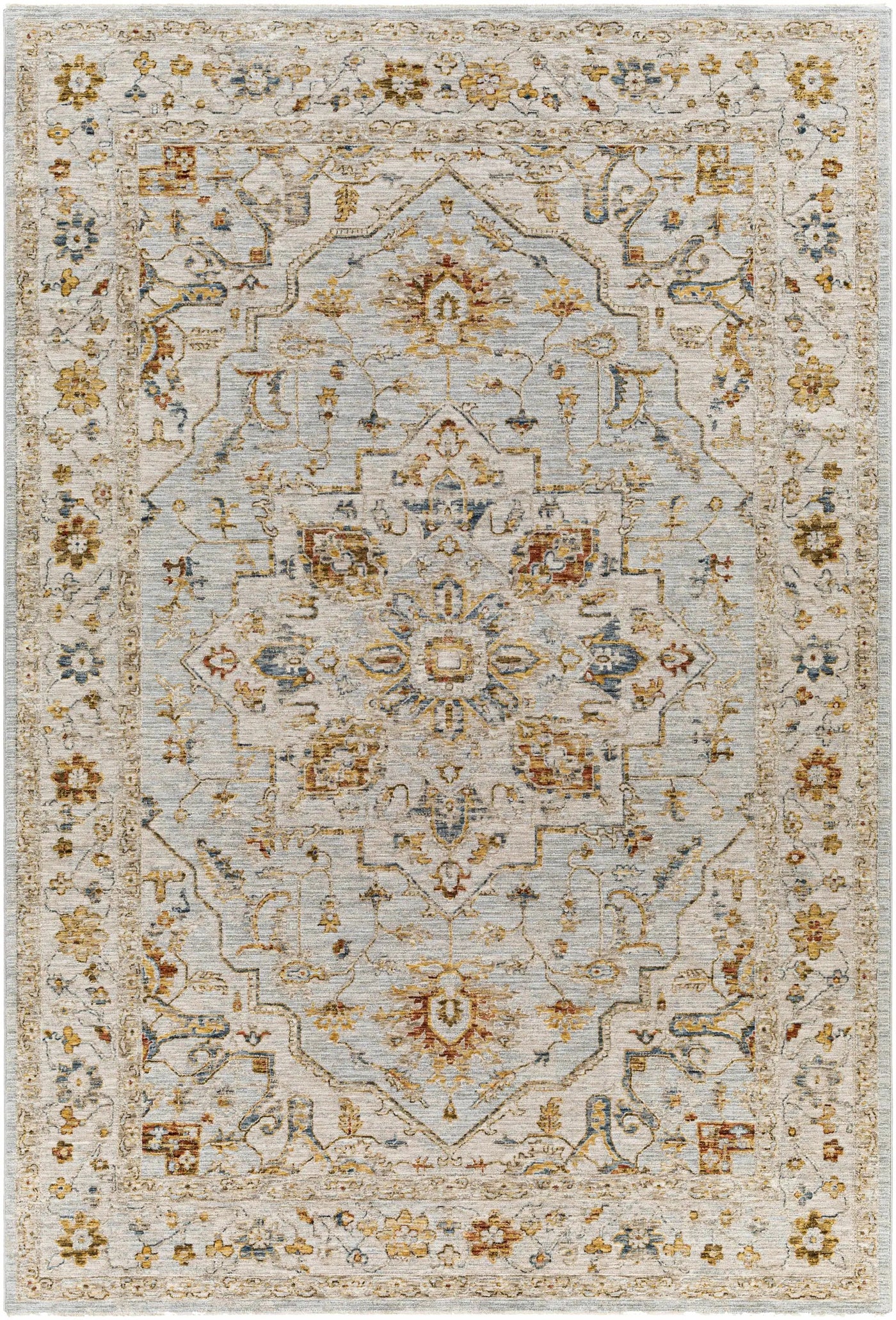 Huguley Floral Cream Luxe Rug by Boutique Rugs