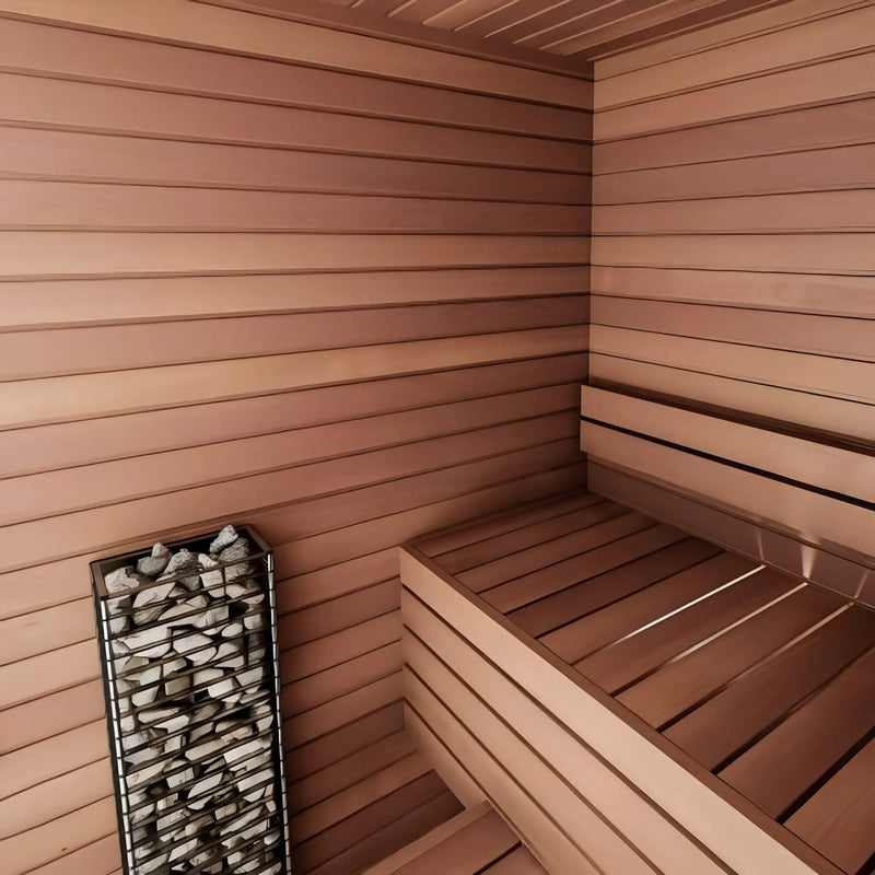 Huum Cliff Mini 4 3.5KW Electric Sauna Heater With Digital Controller & Sauna Stones (SAK58263) by SAKSBY WHOLESALE