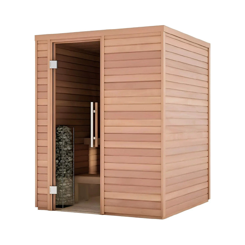 Huum Cliff Mini 4 3.5KW Electric Sauna Heater With Digital Controller & Sauna Stones (SAK58263) by SAKSBY WHOLESALE