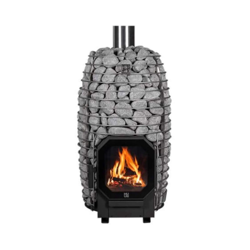 Huum Hive Flow 9.8KW Wood-Burning Sauna Stove With Sauna Stones [H1015012] (SAK85179) by SAKSBY WHOLESALE
