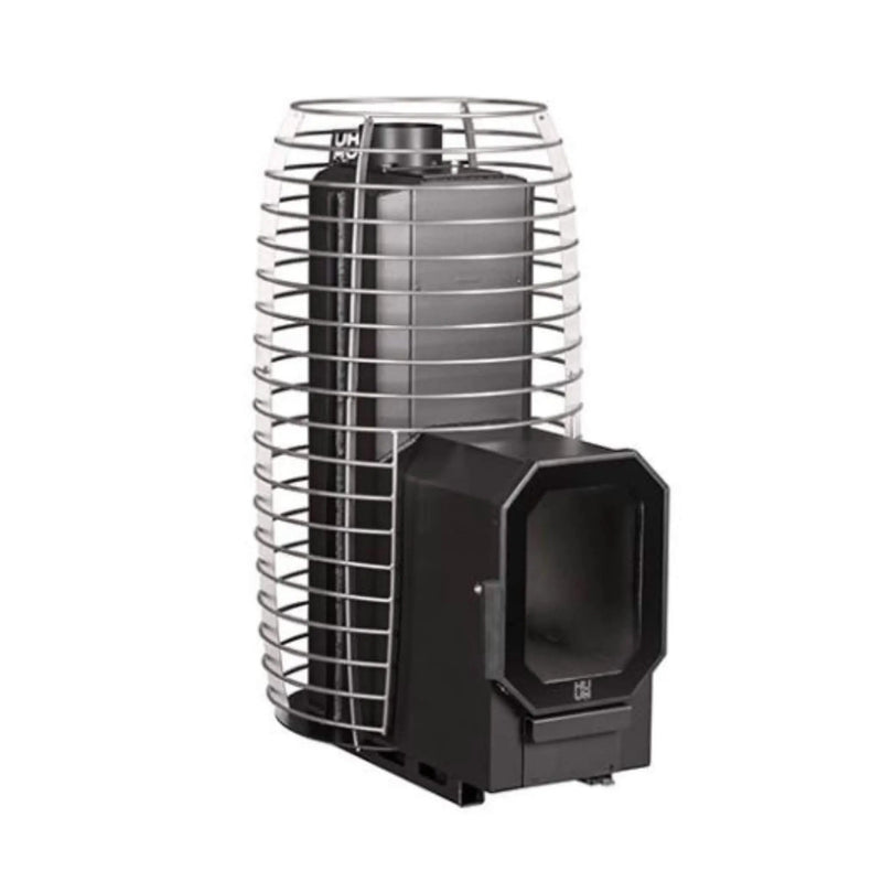 Huum Hive Flow Mini LS 8.5KW Wood-Burning Sauna Stove With Firebox Extension & Sauna Stones [H1018012] (SAK60257) by SAKSBY WHOLESALE