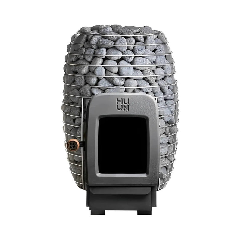 Huum Hive Heat LS 12KW Sauna Stove With Firebox Extension & Sauna Stones [H1012012] (SAK85317) by SAKSBY WHOLESALE