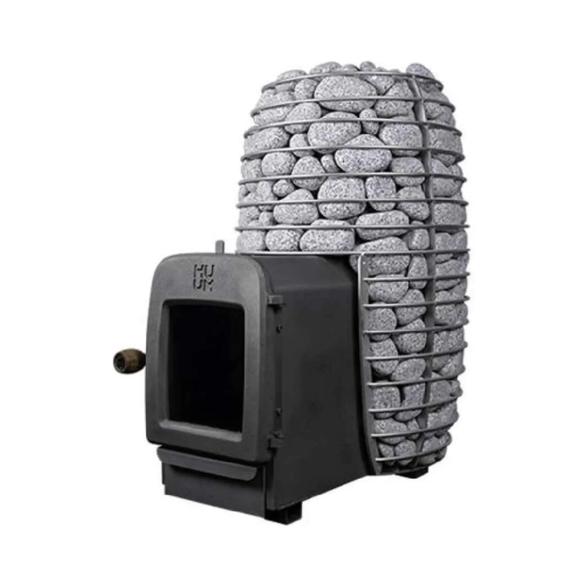 Huum Hive Heat LS 12KW Sauna Stove With Firebox Extension & Sauna Stones [H1012012] (SAK85317) by SAKSBY WHOLESALE