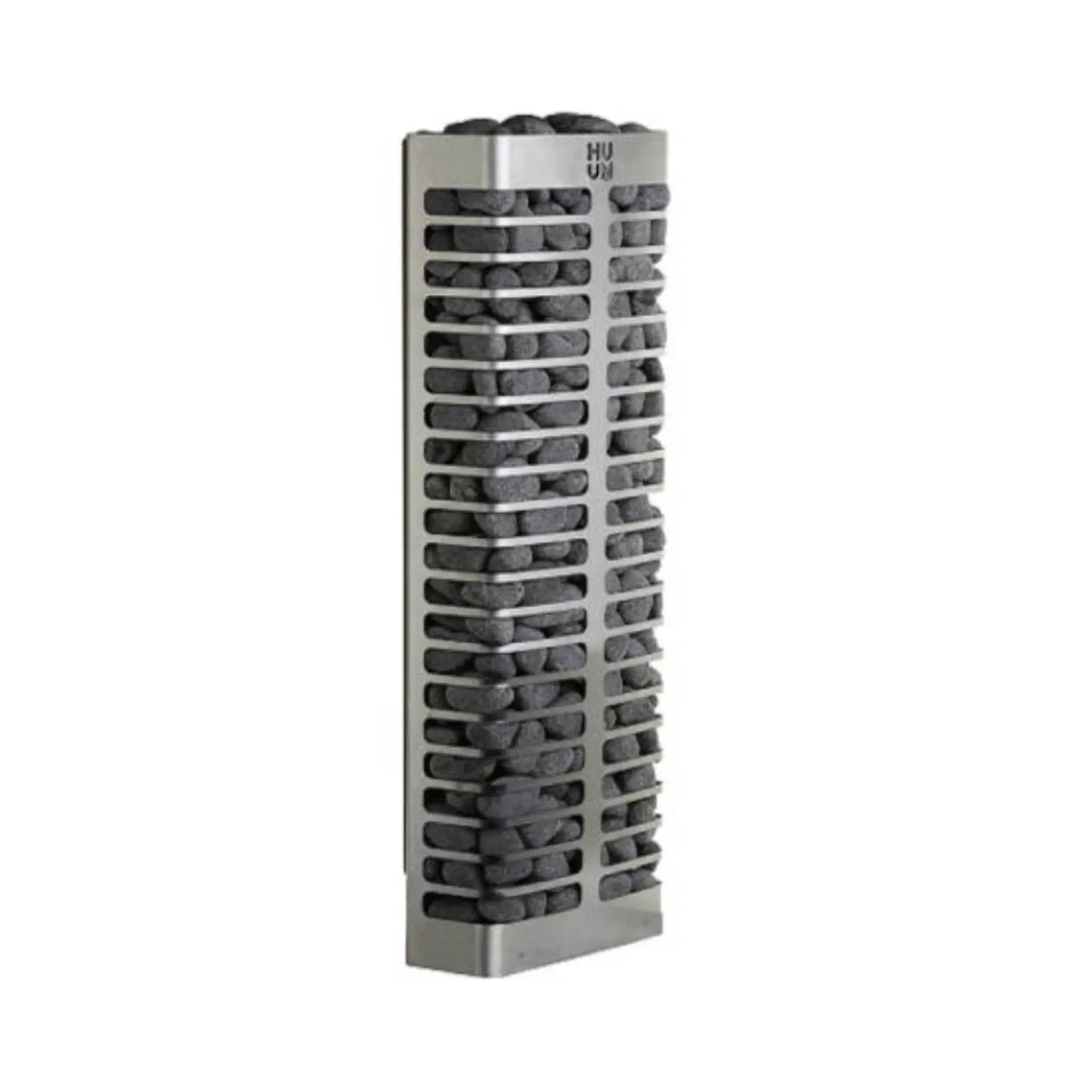 Huum Steel Mini Series 4 Stainless Steel Wall Mount 3.5KW Sauna Heater With Digital Controller & Sauna Stones (SAK91573) by SAKSBY WHOLESALE