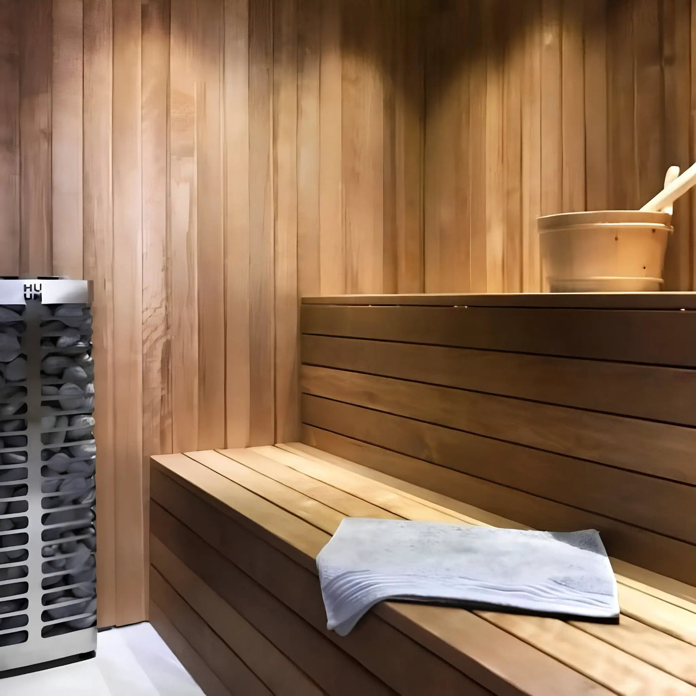 Huum Steel Series Sauna Heater With UKU Control & Sauna Stones (SAK84952) by SAKSBY WHOLESALE