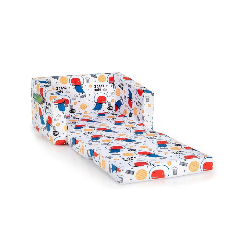 2-in-1 Convertible Kids Sofa with Velvet Fabric by DirectDeals