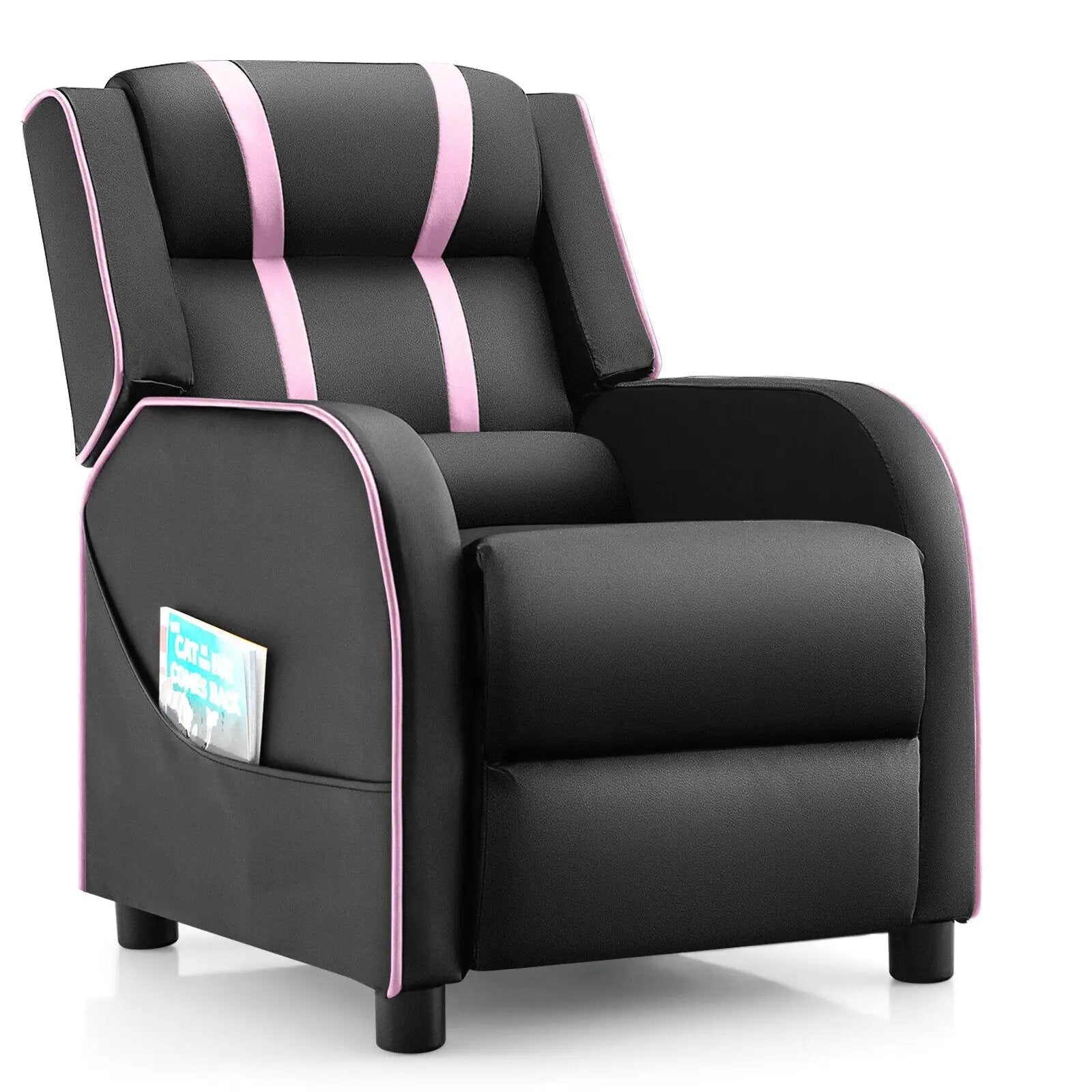 Kids Recliner Chair with Side Pockets and Footrest by DirectDeals