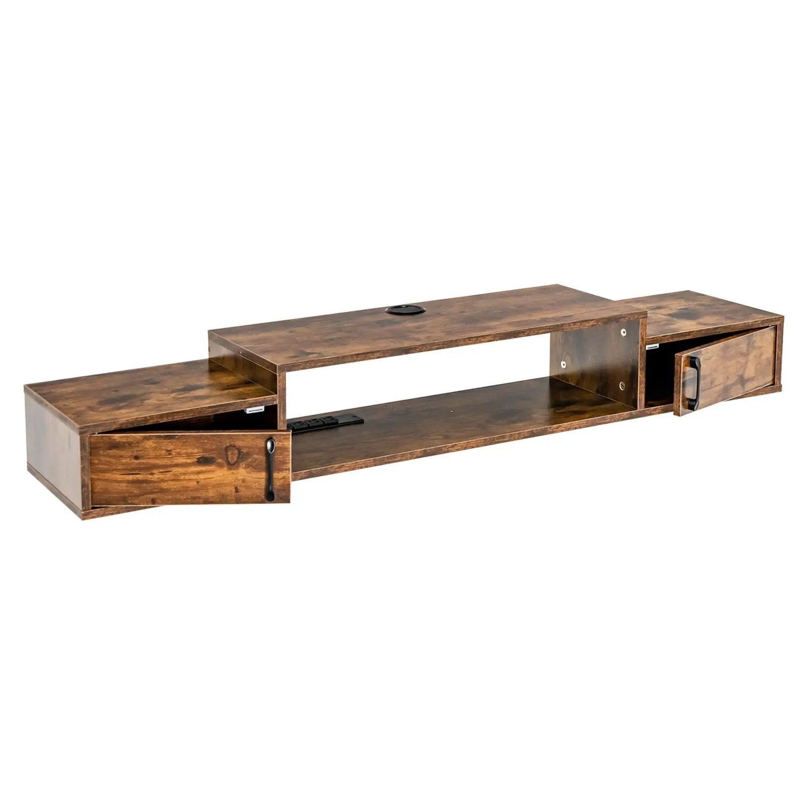55 Inches Floating TV Stand with Power Outlet by DirectDeals