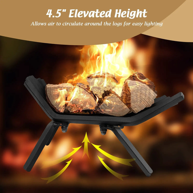 31/25/18 Inch Fireplace Grate for Outdoor Fire Pit by DirectDeals