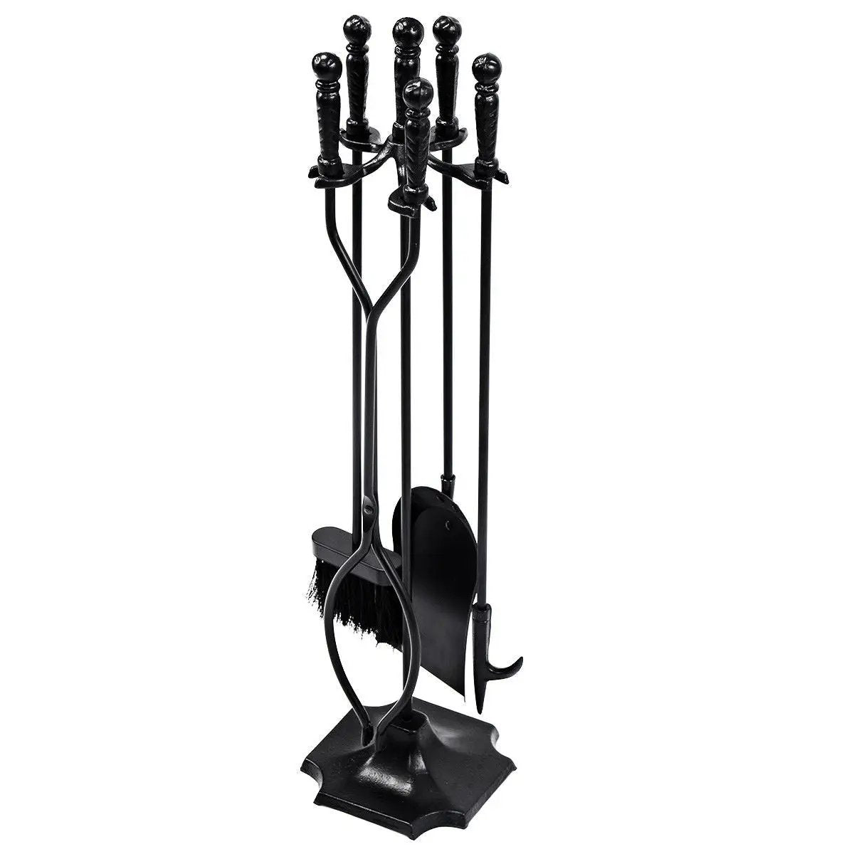 31 Inch 5 Pieces Hearth Fireplace Fire Tools Set by DirectDeals